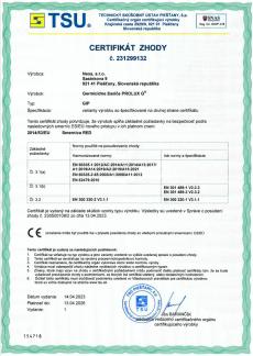 Certifikát GIP RED [PDF]