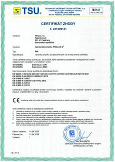 Certifikát WA LVD EMC [PDF]